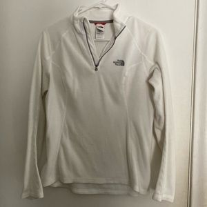 Women’s White North Face Fleece